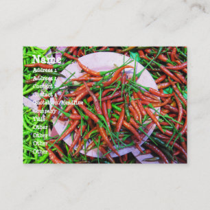 Bird's Eye Chilli Peppers Business Card