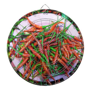 Bird's Eye Chilli Peppers Dartboard