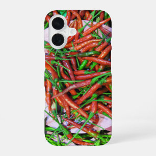 Bird's Eye Chilli Peppers iPhone 16 Case