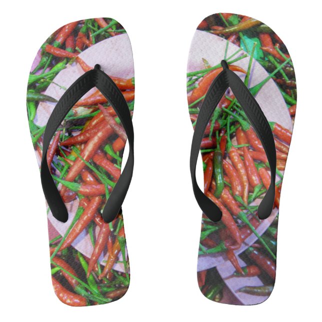 Bird's Eye Chilli Peppers Jandals (Footbed)