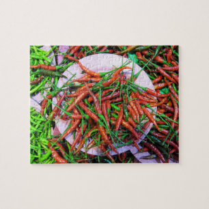 Bird's Eye Chilli Peppers Jigsaw Puzzle