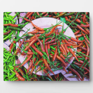 Bird's Eye Chilli Peppers Plaque