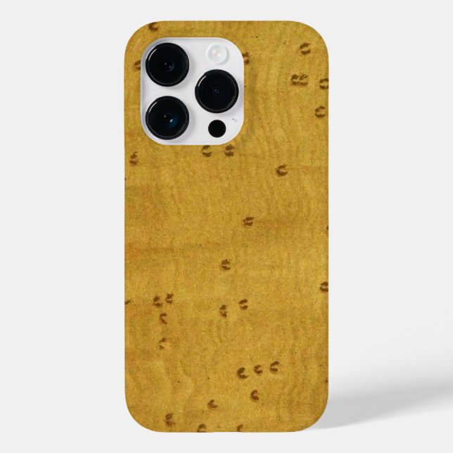 Birds Eye Maple Wood Image Custom Case-Mate iPhone Case (Back)