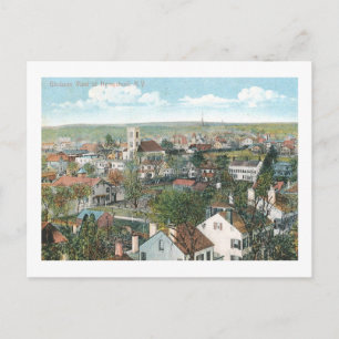 Bird's Eye View, Hempstead, NY Vintage Postcard