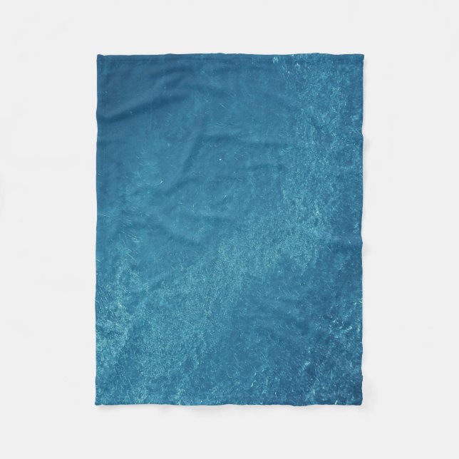 Bird's-eye view of body of water fleece blanket (Front)