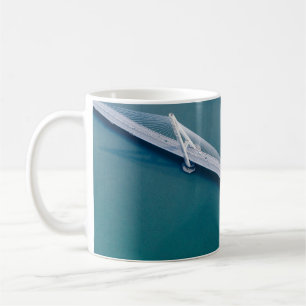 BIRDS EYE VIEW OF BRIDGE COFFEE MUG