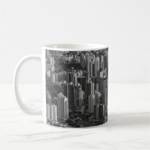BIRDS EYE VIEW OF LANDMARK STRUCTURE COFFEE MUG
