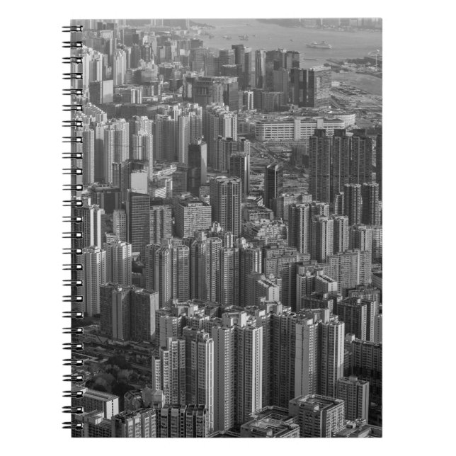 BIRDS EYE VIEW OF LANDMARK STRUCTURE NOTEBOOK (Front)