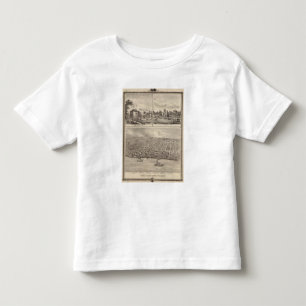 Bird's eye view of Muscatine City residences Toddler T-Shirt