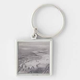 Bird's-Eye View of New Orleans Key Ring