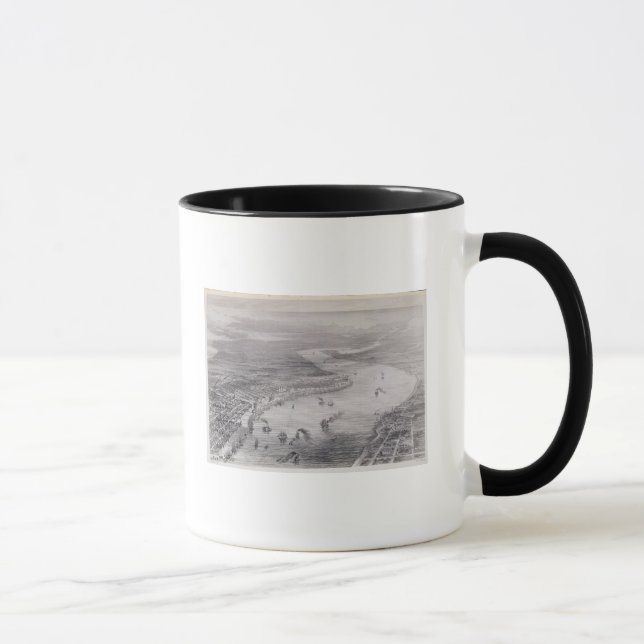 Bird's-Eye View of New Orleans Mug (Right)