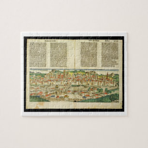 Bird's Eye View of Ratisbon, from the Nuremberg Ch Jigsaw Puzzle
