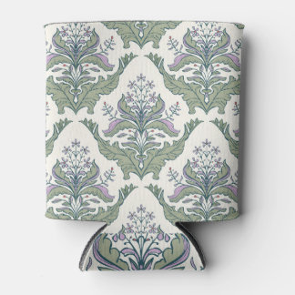 Birds Floral: Charming Seamless Pattern Can Cooler
