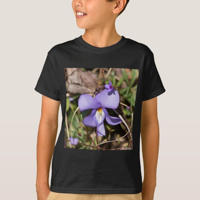 Birds-Foot Violet w/ Bluets T-Shirt (Front)