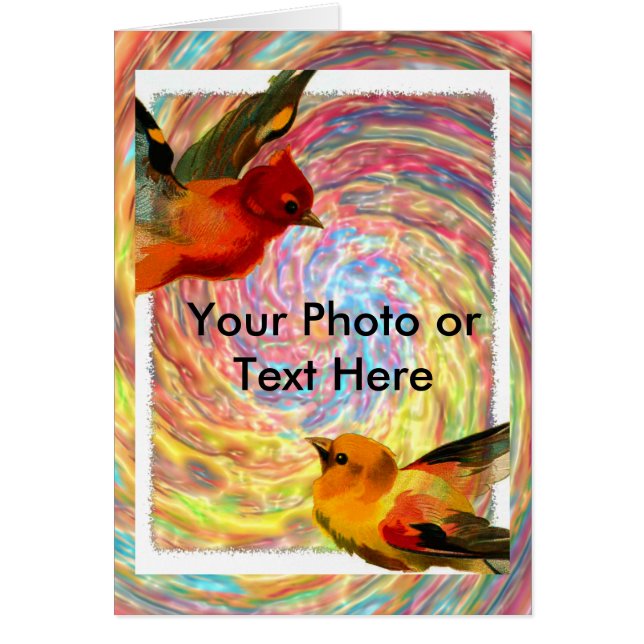 Birds Frame 2, Your Photo or Text Here (Front)