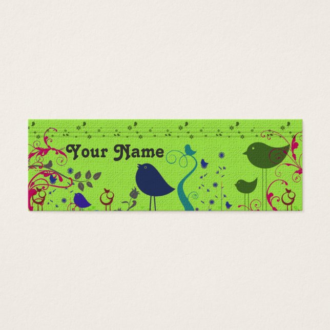 Birds Gift Enclosure Card (Front)