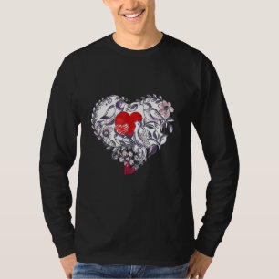 Birds heart Bird Watching men women kids T-Shirt