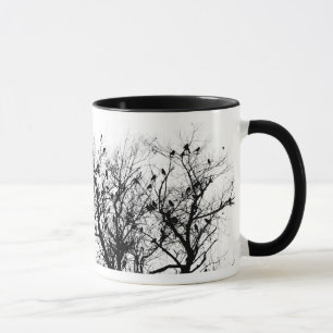 Birds in a tree mug