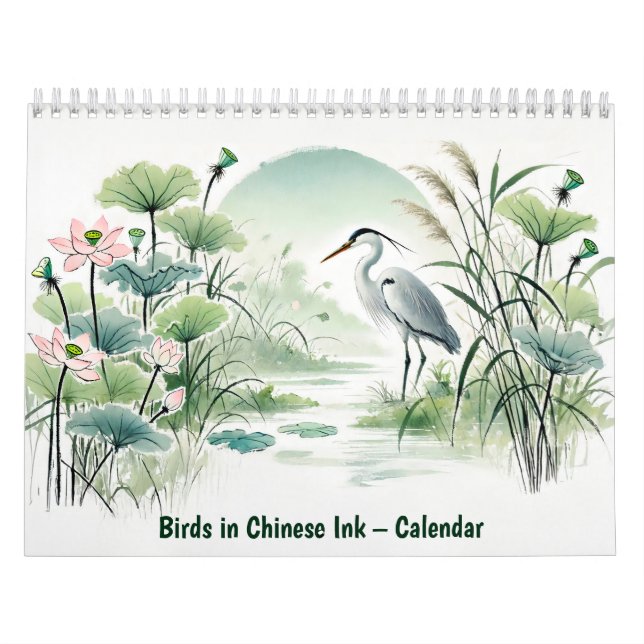 Birds in Chinese Ink – Calendar (Cover)