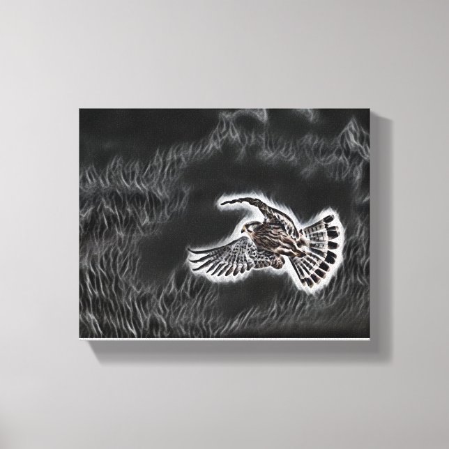 "Birds in Flight: A Symphony of Freedom" Canvas Print (Front)