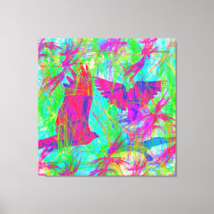 Birds in Flight Canvas Print