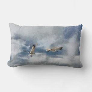 Birds in Flight Lumbar Cushion
