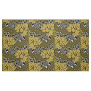 Birds In Fruit Tree Pattern by Voysey Fabric