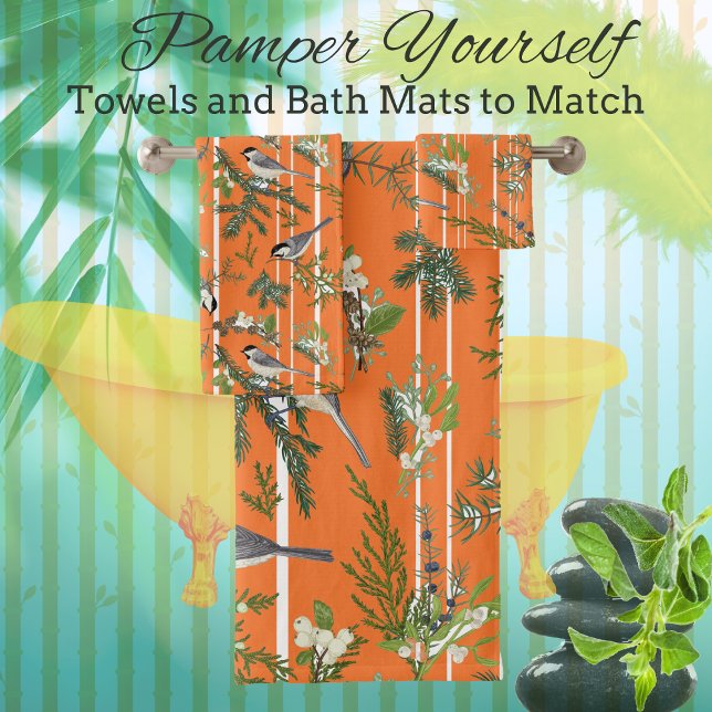 Birds in Greenery Towel (Creator Uploaded)