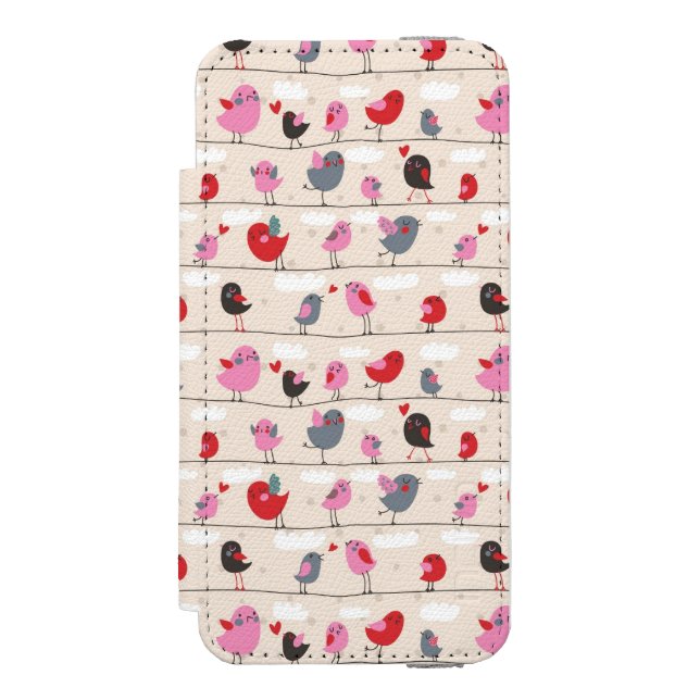 Birds in Love Incipio iPhone Wallet Case (Folio Front)