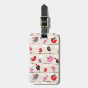 Birds in Love Luggage Tag