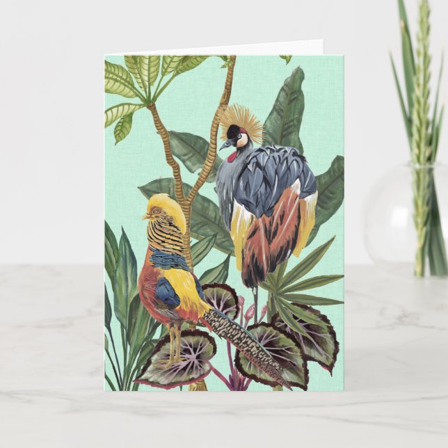 Birds in Paradise - Large Birds Card (Front)