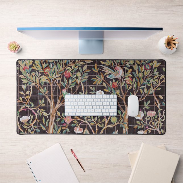 Birds in The Flower Garden, William Morris Desk Mat (Office 1)