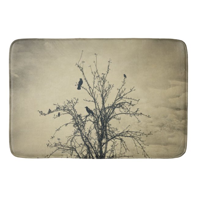 Birds in the tree   -     bath mat (Front)