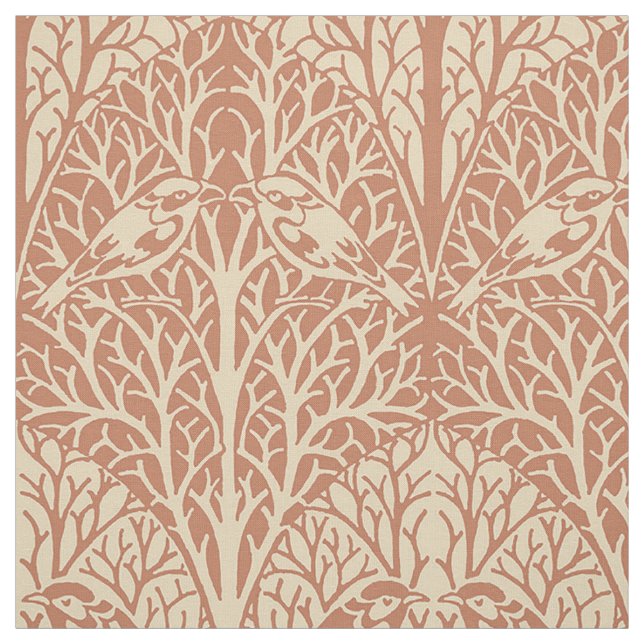 Birds in Thicket, Desert Flower Colours Fabric (Swatch)