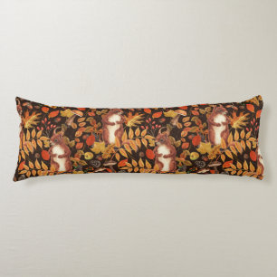 Birds in violet lilac garden body cushion