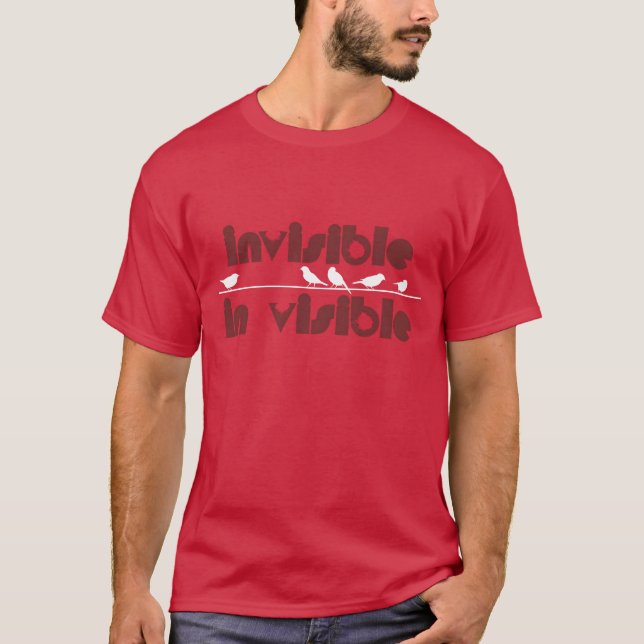 Birds invisible in visible gift T-Shirt (Front)