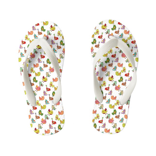 Birds Kid's Jandals (Footbed)