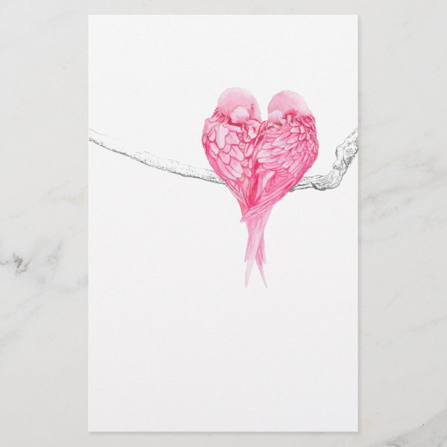 Birds Love Stationery (Front)