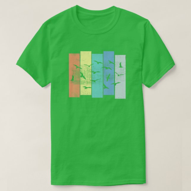 Birds Migratory Birds T-Shirt (Design Front)