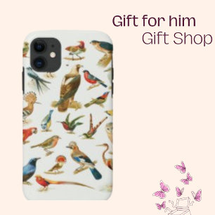 Birds Minimalist Colourful Species Modern Case-Mate iPhone Case