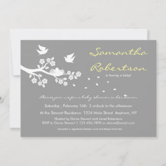 Birds Nest Baby Shower Invitation