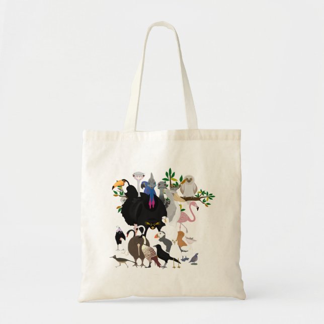 Birds Not Of A Feather Tote Bag (Front)