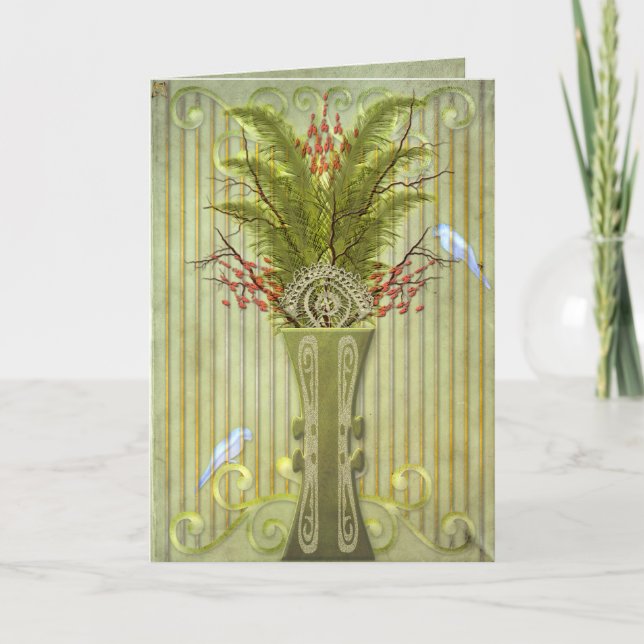 Birds of a Feather (Blank Card) Card (Front)