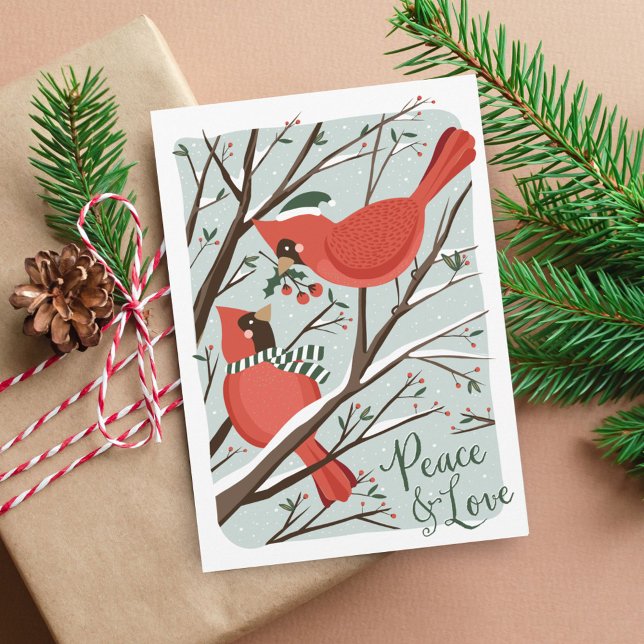 Birds of a Feather Holiday Greeting Card (Creator Uploaded)