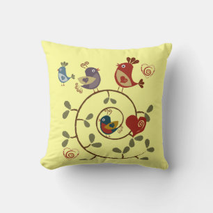 Birds of a Feather Pillow