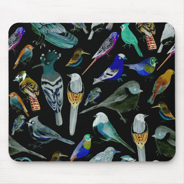 Birds of America- pets and wild birds Mouse Pad (Front)