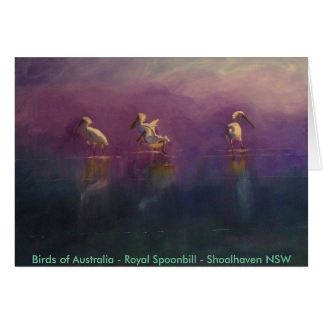 Birds of Australia - Royal Spoonbill ... (Front Horizontal)