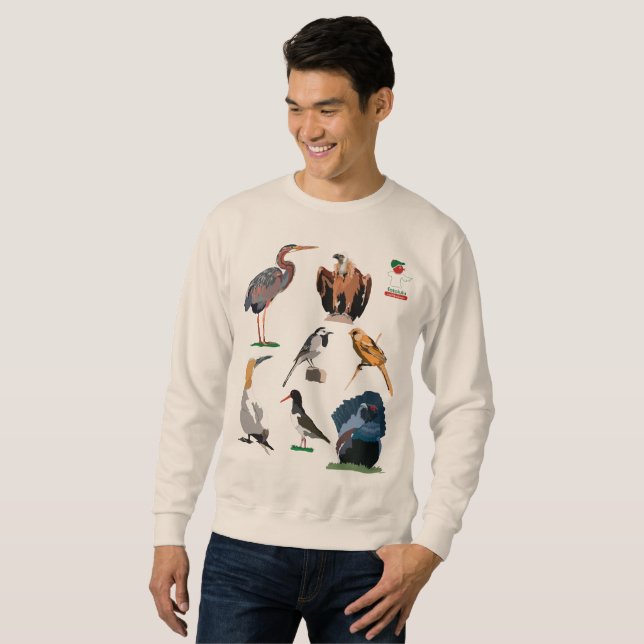 Birds of Germany 1 Sweatshirt (Front Full)