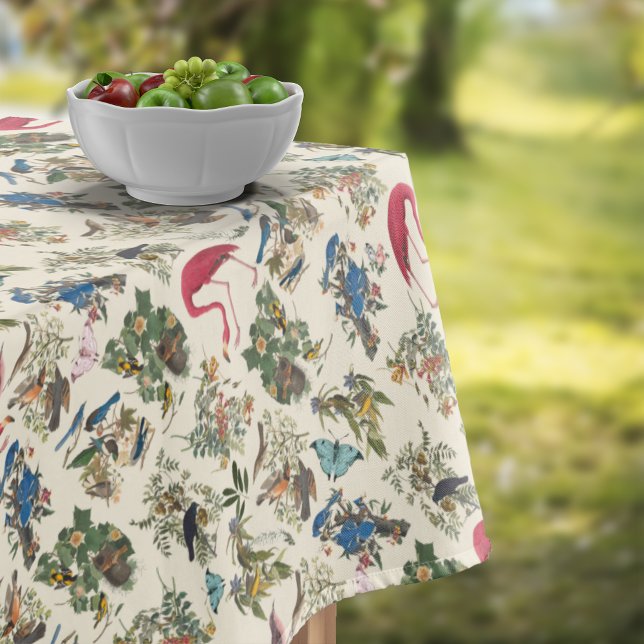 Birds of John James Audubon Tablecloth (Dining al fresco)