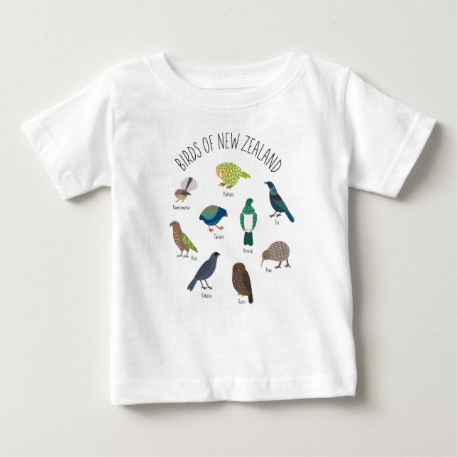 Birds of New Zealand Tee (Front)